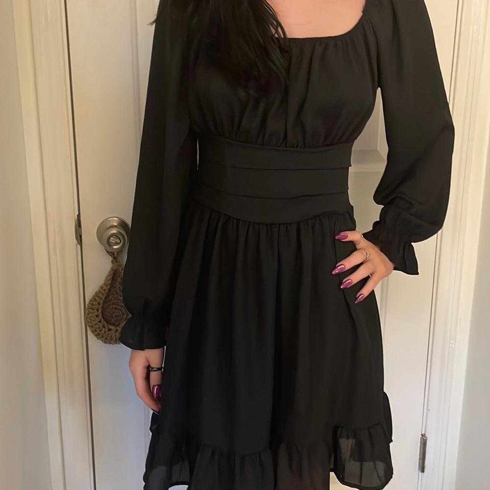 Black dress worn once. Perfect condition